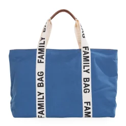 Childhome Signature Collection|Family Bag-Family Bag Sac A Langer - Signature - Canvas - Indigo