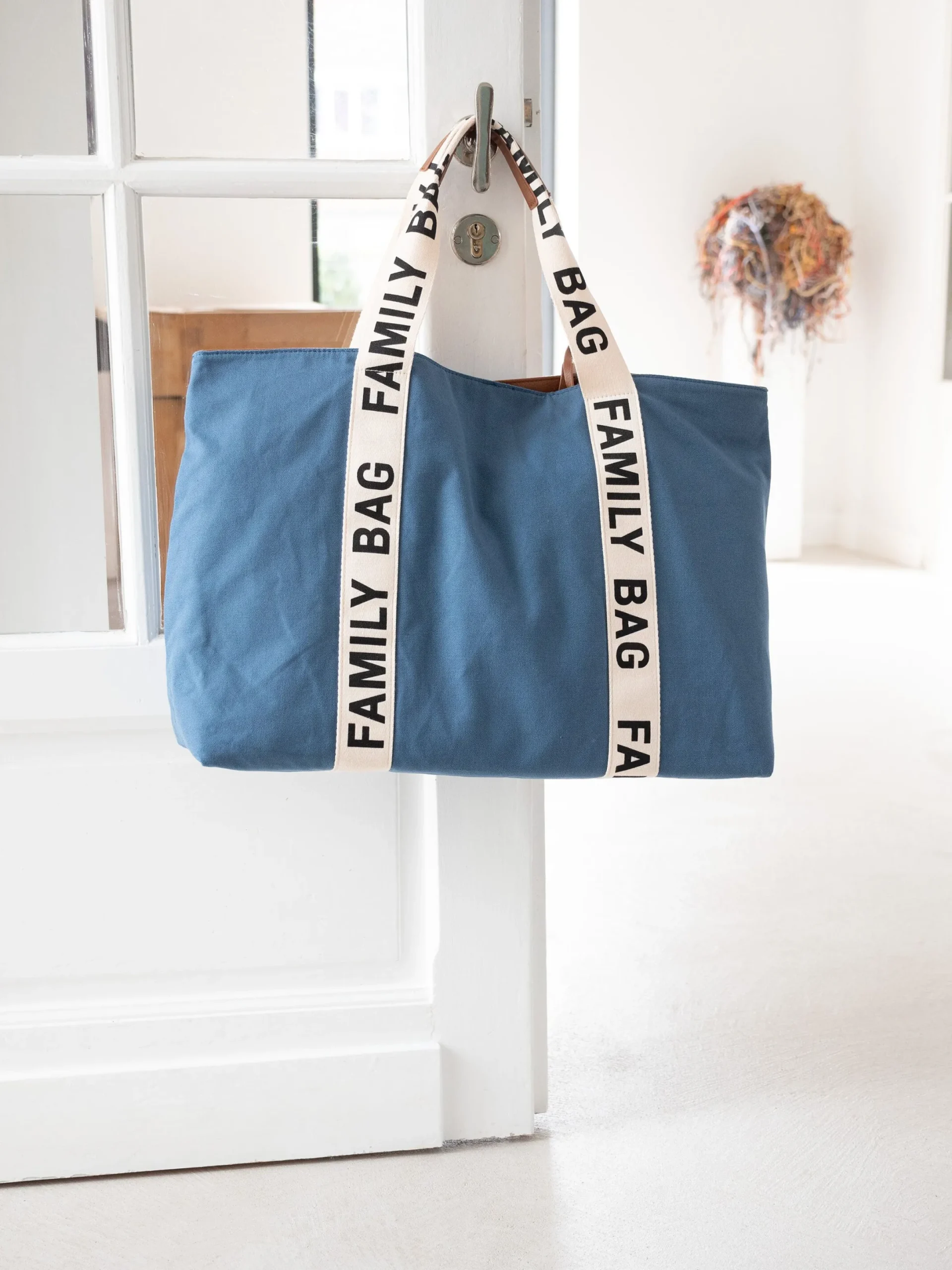 Childhome Signature Collection|Family Bag-Family Bag Sac A Langer - Signature - Canvas - Indigo