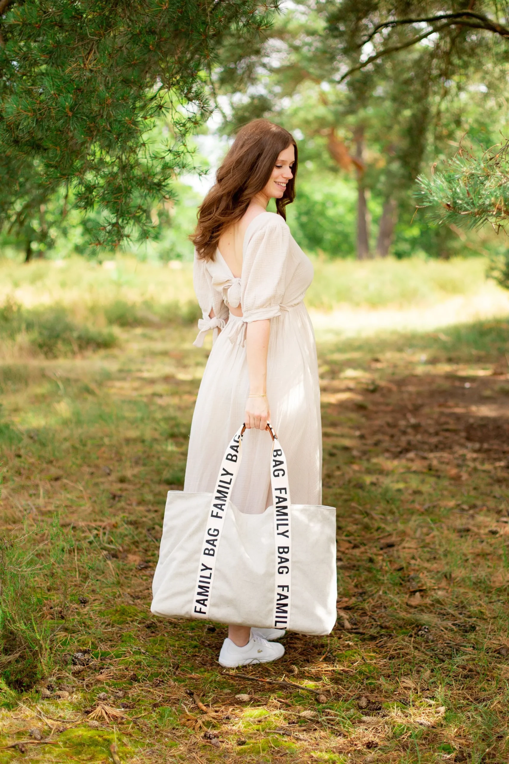 Childhome Signature Collection|Family Bag-Family Bag Sac A Langer - Signature - Canvas - Ecru