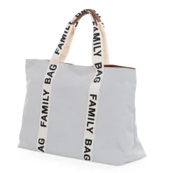 Childhome Signature Collection|Family Bag-Family Bag Sac A Langer - Signature - Canvas - Ecru