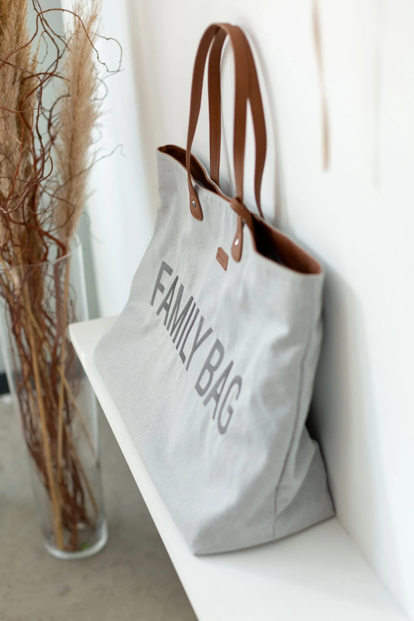 Childhome Family Bag|Family Bag-Family Bag Sac A Langer - Canvas - Gris