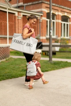 Childhome Family Bag|Family Bag-Family Bag Sac A Langer - Canvas - Gris