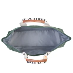 Childhome Signature Collection|Family Bag-Family Bag Sac A Langer - Signature - Canvas - Vert