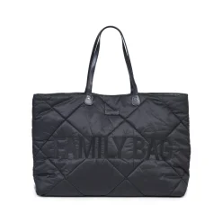 Childhome Family Bag|Family Bag-Family Bag Sac A Langer - Matelassé - Noir