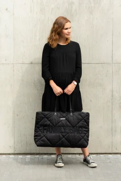 Childhome Family Bag|Family Bag-Family Bag Sac A Langer - Matelassé - Noir