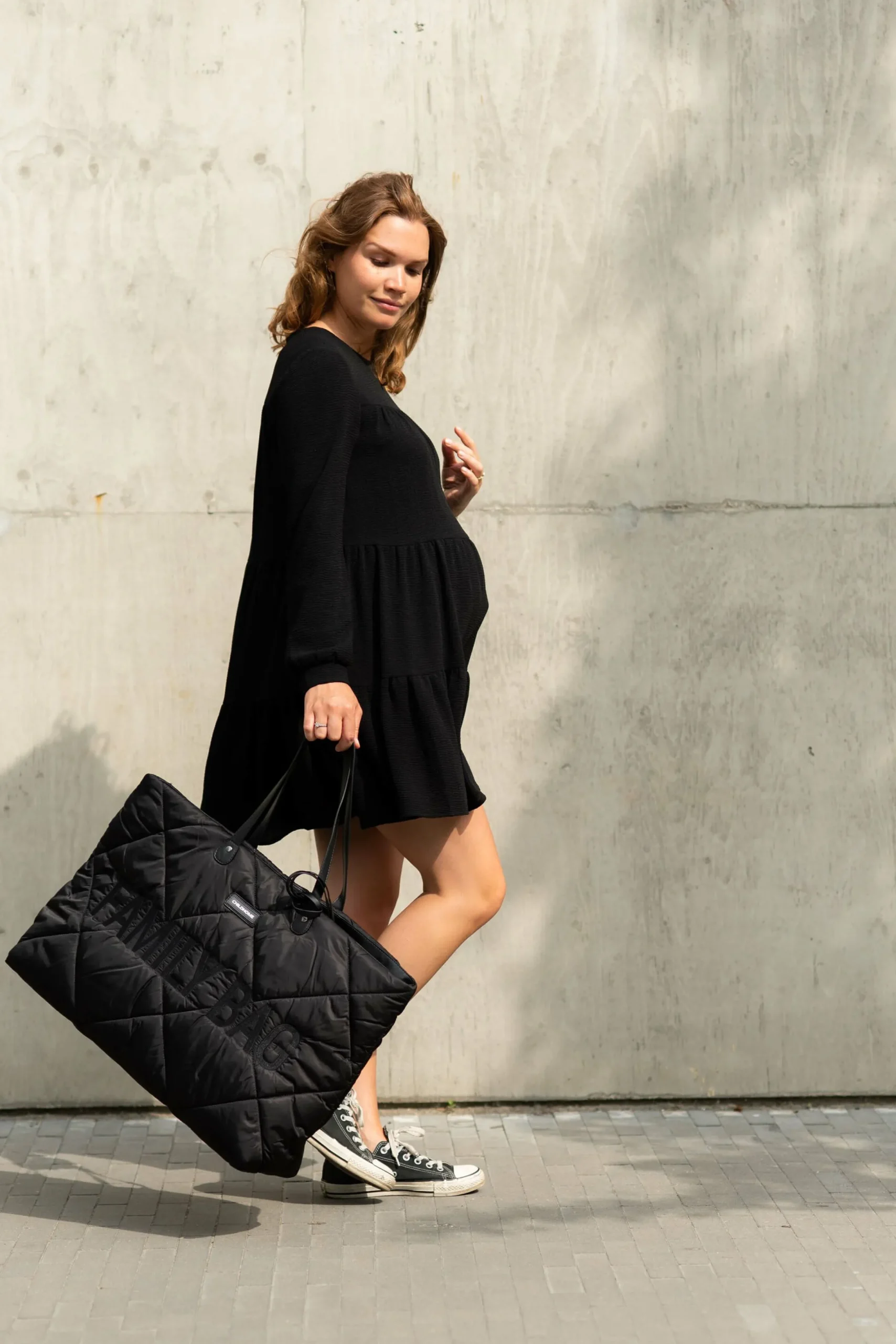 Childhome Family Bag|Family Bag-Family Bag Sac A Langer - Matelassé - Noir