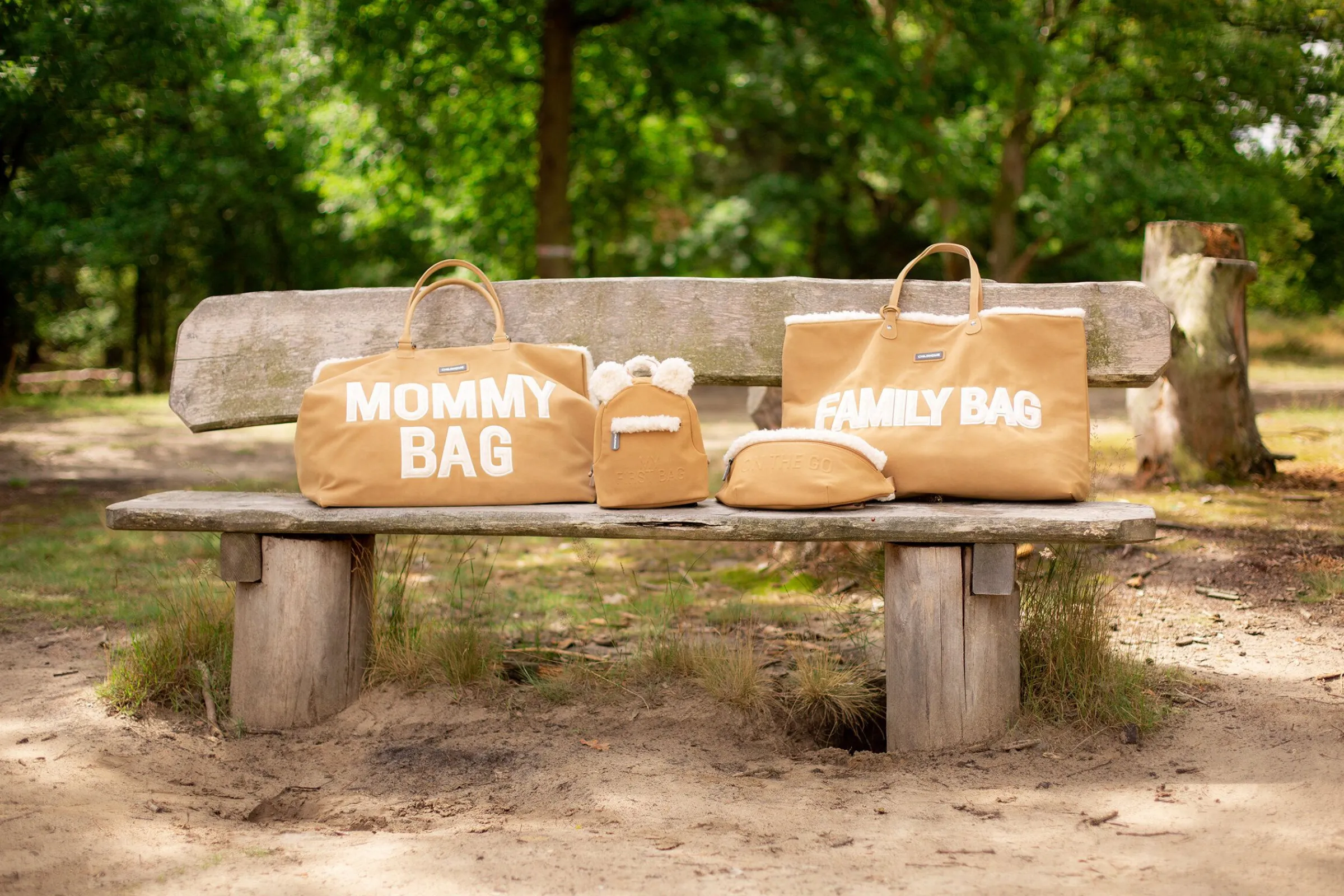 Childhome Family Bag|Family Bag-Family Bag Sac A Langer - Suede-look