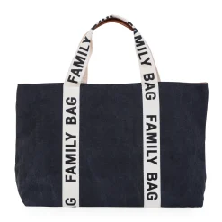 Childhome Signature Collection|Family Bag-Family Bag Sac A Langer - Signature - Canvas - Noir