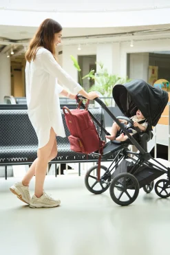 Childhome Signature Collection|Family Club-Family Club Signature Sac a Dos - Urban Bordeaux