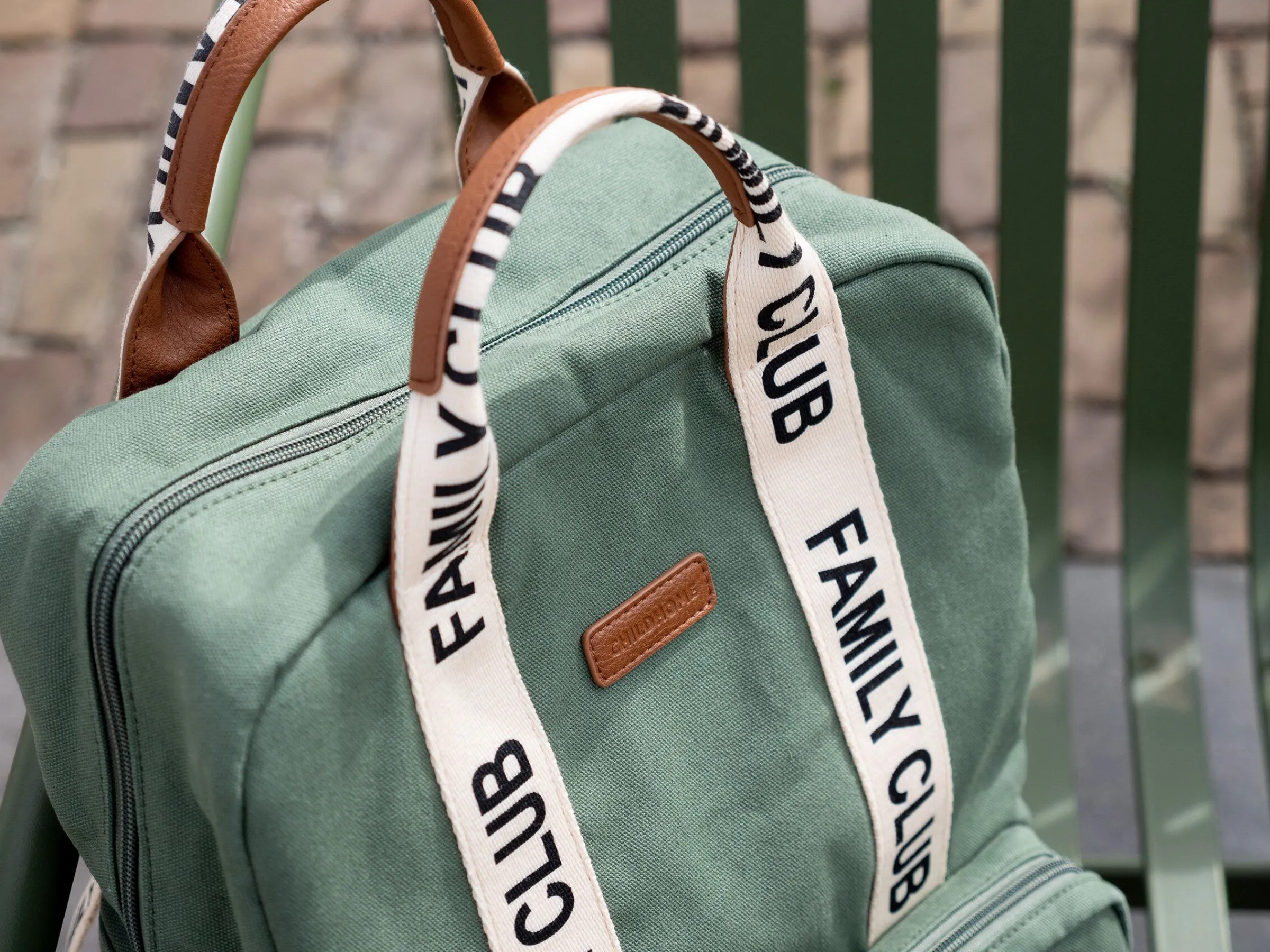 Childhome Signature Collection|Family Club-Family Club Signature Sac a Dos - Vert