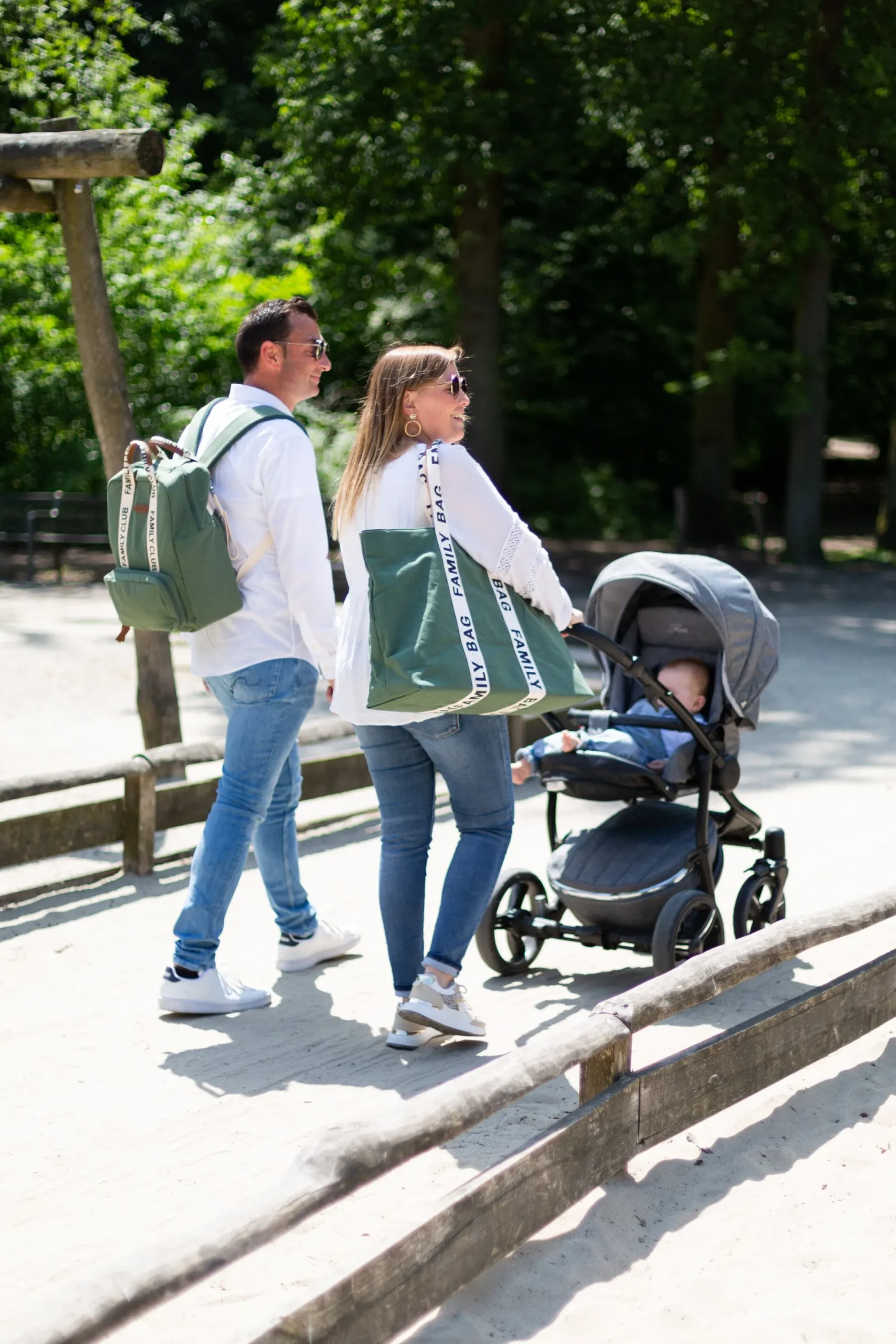 Childhome Signature Collection|Family Club-Family Club Signature Sac a Dos - Vert