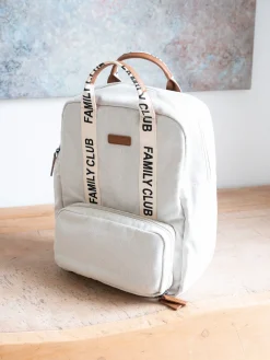 Childhome Signature Collection|Family Club-Family Club Signature Sac a Dos - Ecru