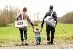 Childhome Grandparents Bag|Grandparents Bag-Grandpa Bag - Toile - Gris