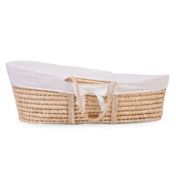 Childhome Habillages Couffin Moise-Habillage Panier Moise - Jersey - Ecru