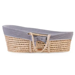 Childhome Habillages Couffin Moise-Habillage Panier Moise - Jersey - Gris