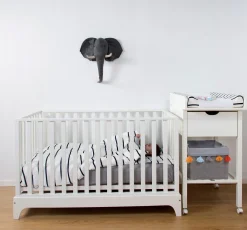 Childhome Lits D'enfant Et De Bébé-Lit bébé 70x140cm BE17 blanc