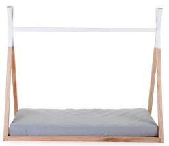 Childhome Cadres De Lit|Lits D'enfant Et De Bébé-Lit Tipi - 70x140 Cm - Bois - Naturel Blanc