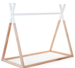 Childhome Cadres De Lit|Lits D'enfant Et De Bébé-Lit Tipi - 70x140 Cm - Bois - Naturel Blanc