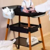 Childhome Paniers De Rangement-Lot de 3 paniers de rangement suspendus Polyester gris