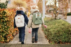 Childhome Kids Bags|Signature Collection-Mini Club Sac a dos Enfant - Signature - Canvas - Off white