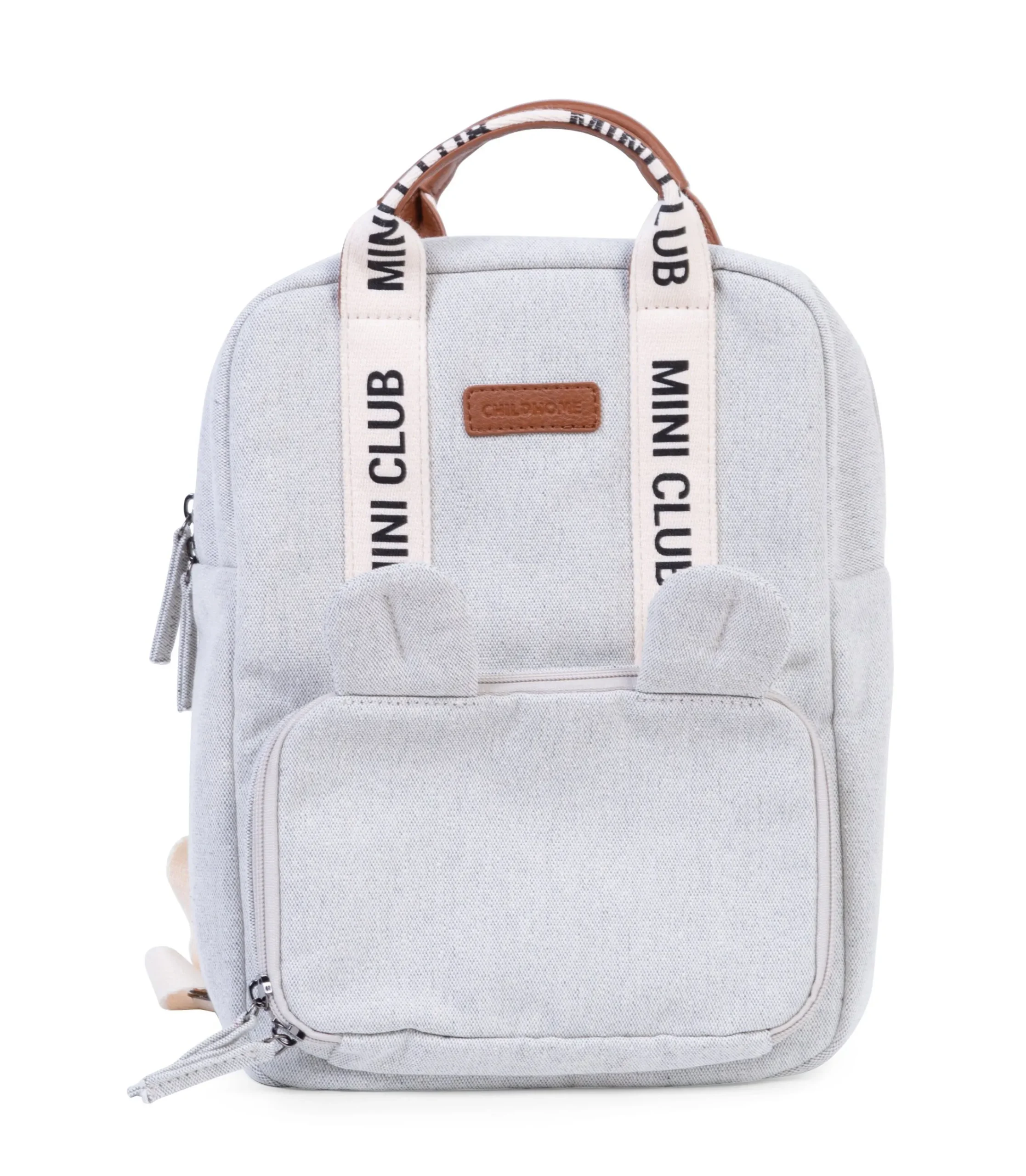 Childhome Kids Bags|Signature Collection-Mini Club Sac a dos Enfant - Signature - Canvas - Off white