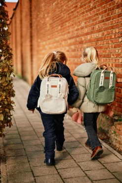Childhome Kids Bags|Kids Bags-Mini Club Sac a dos Enfant - Signature - Canvas - Vert