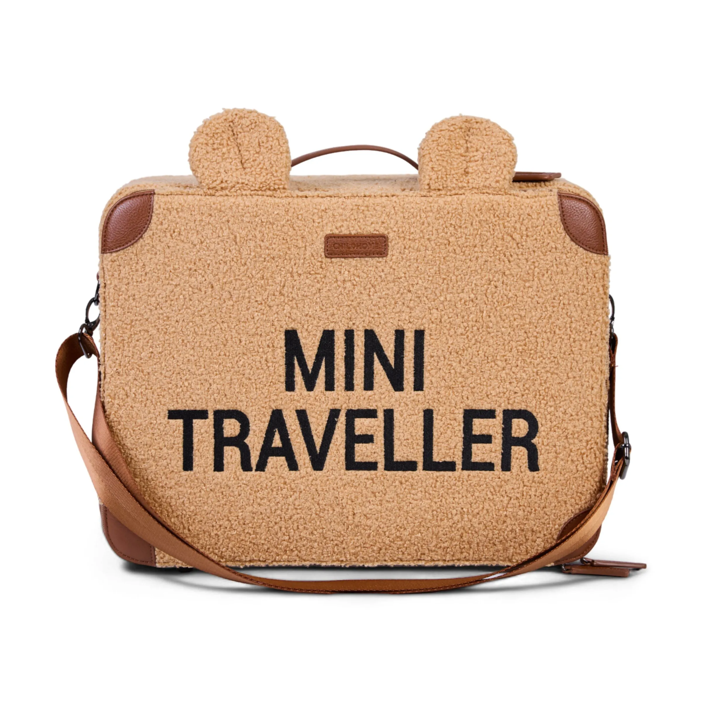 Childhome Kids Bags|Kids Bags-Mini Traveller Valise Enfant - Teddy Brun