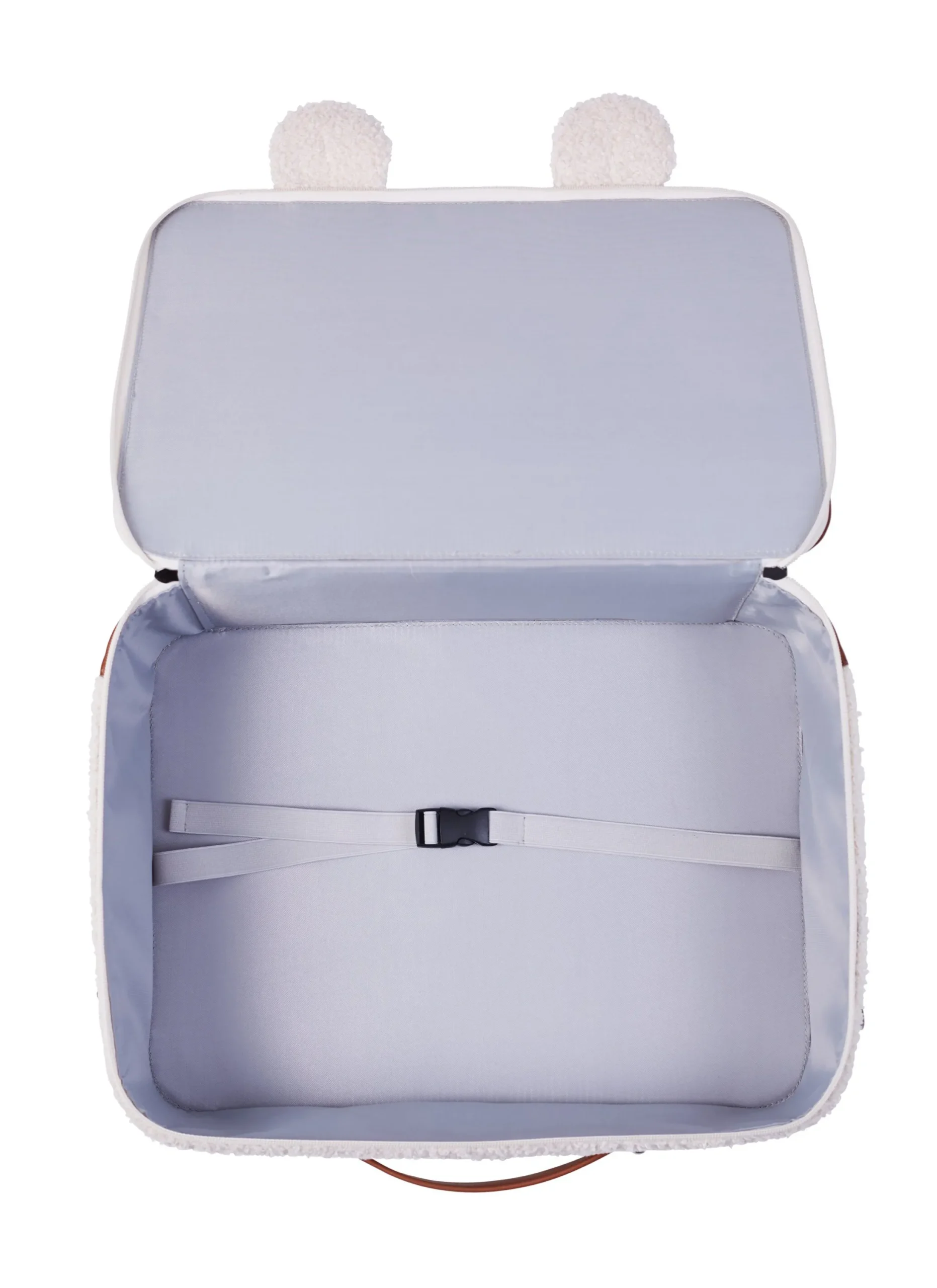 Childhome Kids Bags-Mini Traveller Valise Enfant - Teddy Ecru