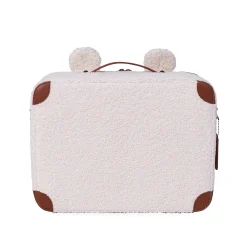 Childhome Kids Bags-Mini Traveller Valise Enfant - Teddy Ecru