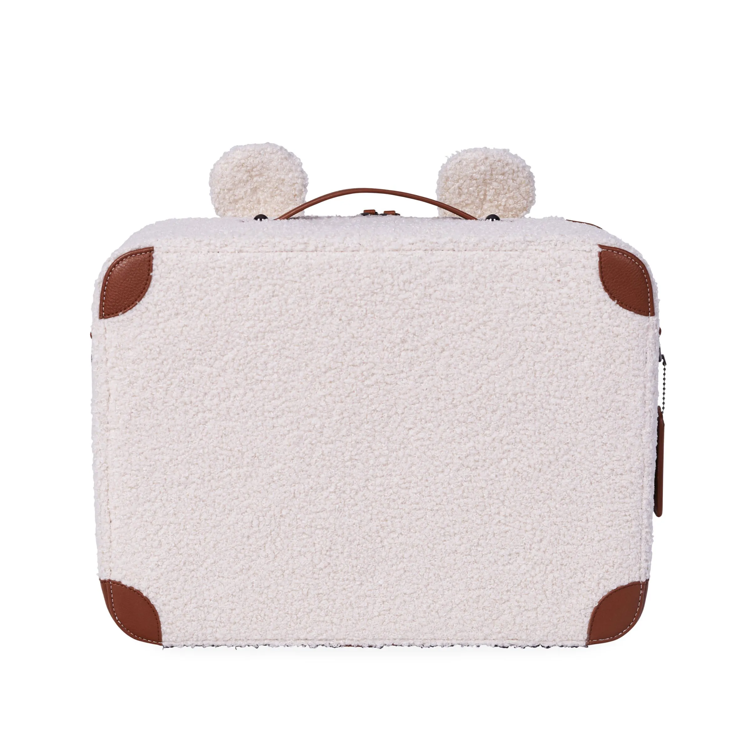 Childhome Kids Bags-Mini Traveller Valise Enfant - Teddy Ecru
