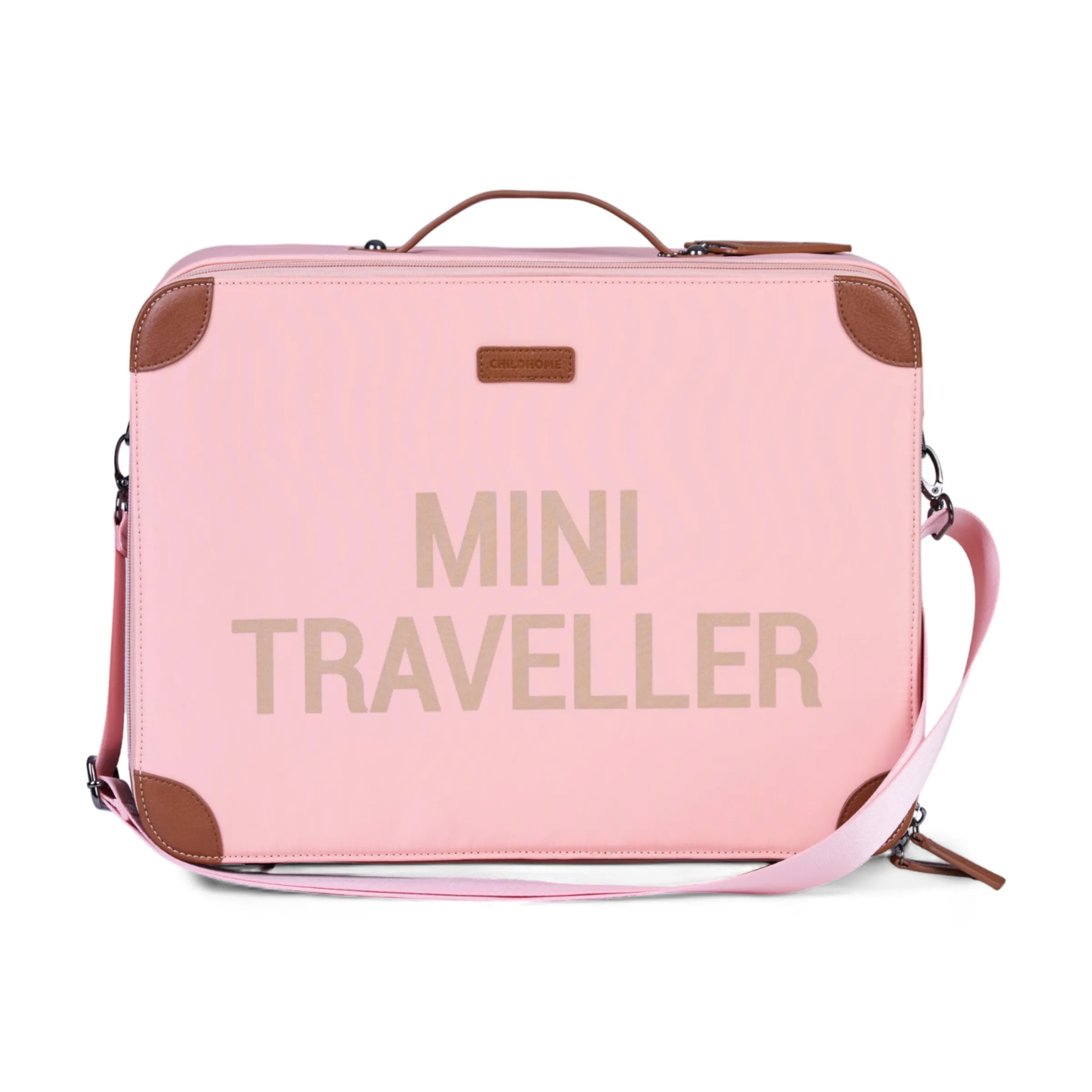Childhome Kids Bags|Kids Bags-Mini Traveller Valise Enfant - Rose Cuivre