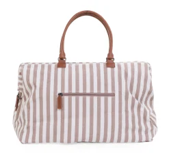 Childhome Mommy Bag ®-Mommy Bag ® Sac à Langer - Rayures - Nude/Terracotta