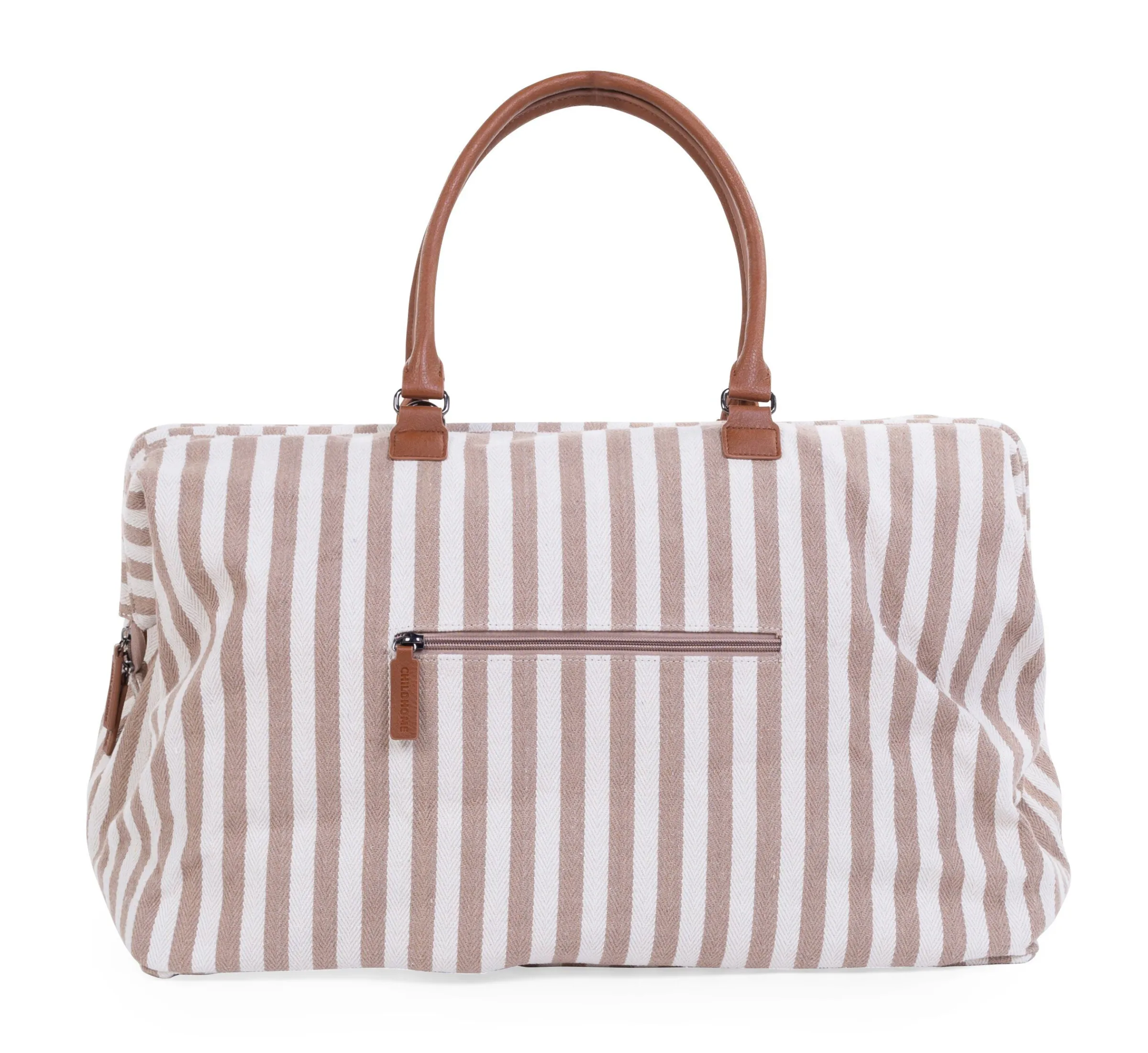 Childhome Mommy Bag ®-Mommy Bag ® Sac à Langer - Rayures - Nude/Terracotta