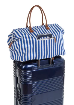 Childhome Mommy Bag ®|Mommy Bag ®-Mommy Bag ® Sac à Langer - Rayures - Bleu Electrique /Bleu