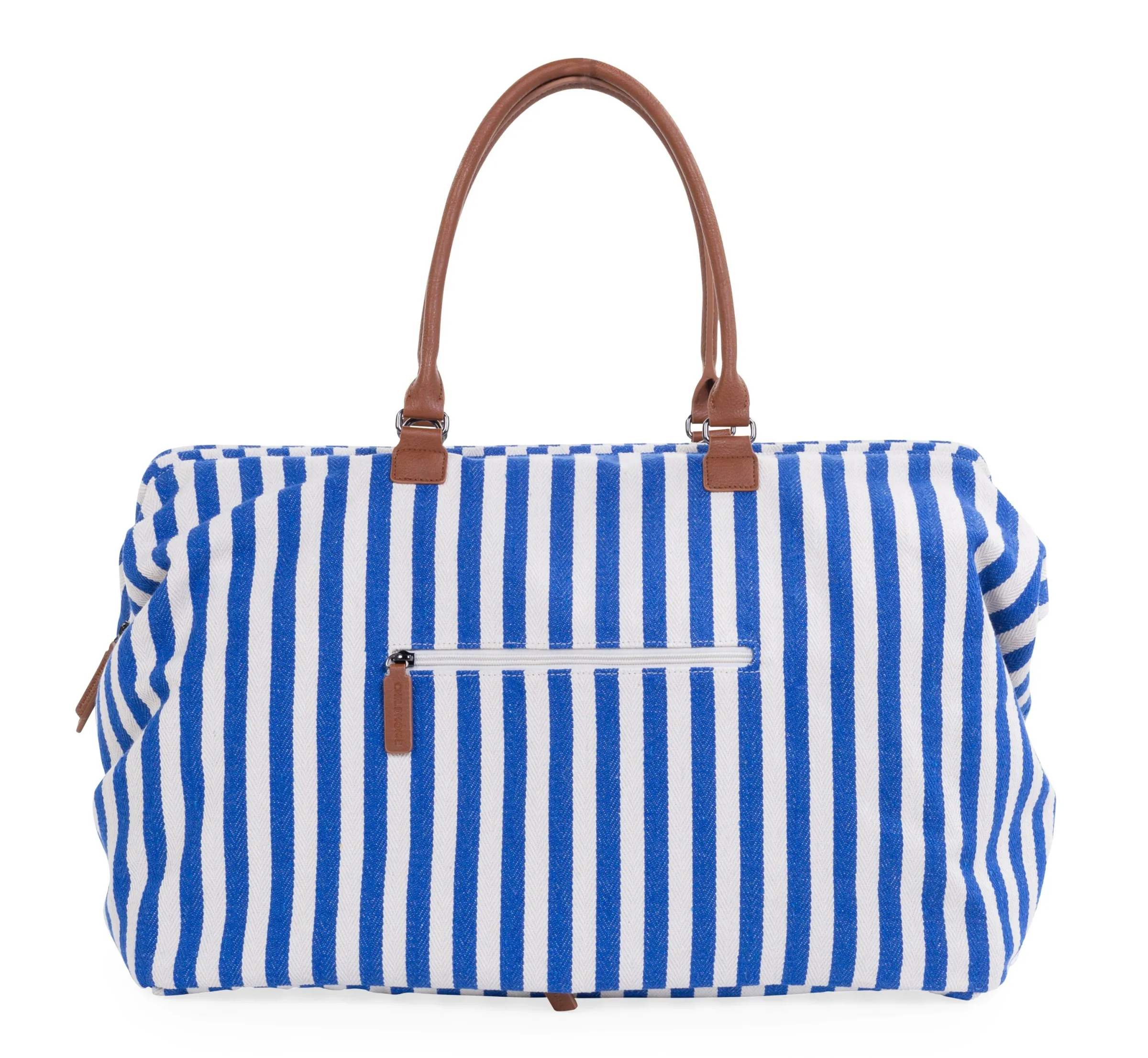 Childhome Mommy Bag ®|Mommy Bag ®-Mommy Bag ® Sac à Langer - Rayures - Bleu Electrique /Bleu