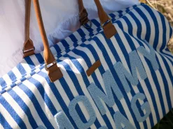 Childhome Mommy Bag ®|Mommy Bag ®-Mommy Bag ® Sac à Langer - Rayures - Bleu Electrique /Bleu