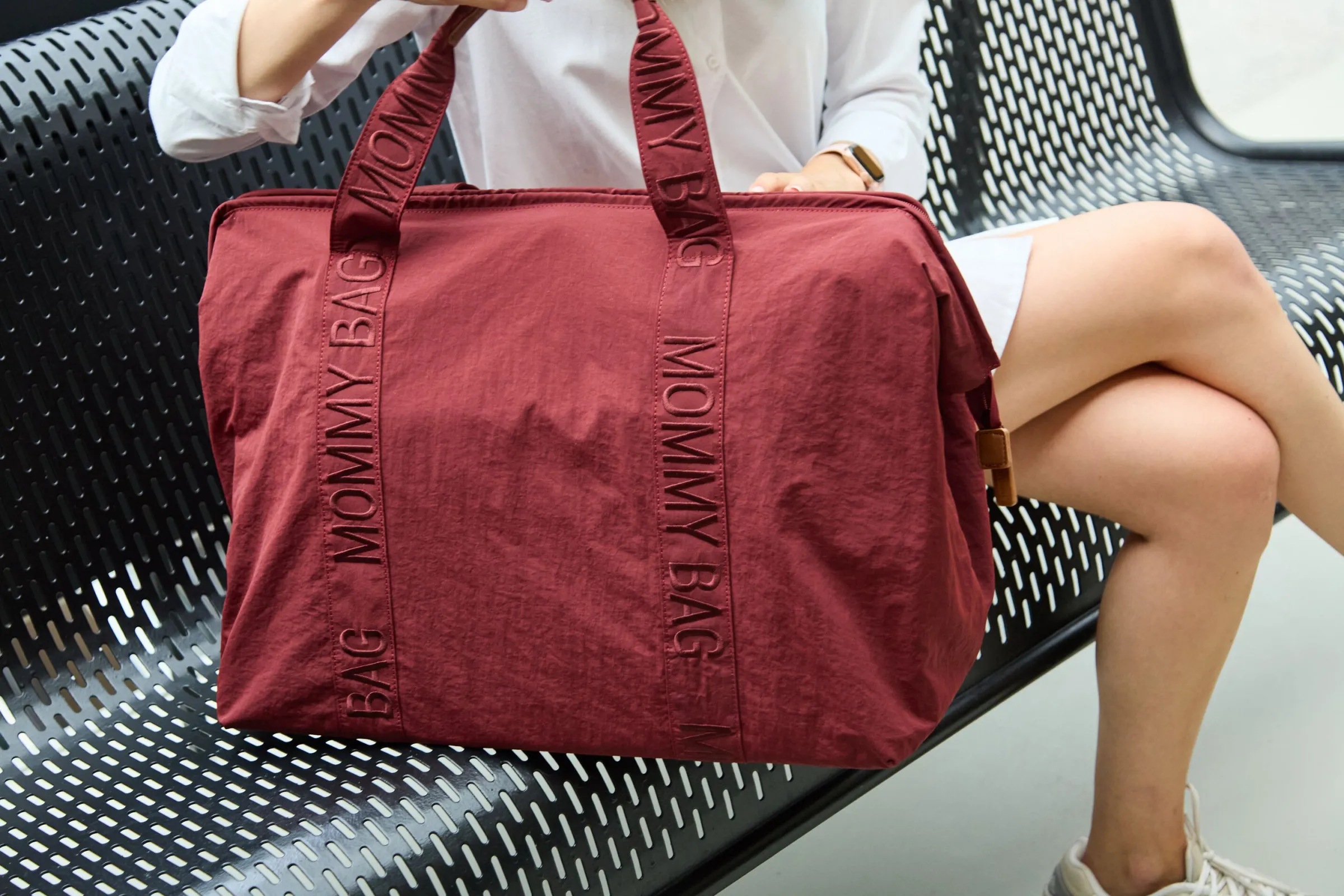 Childhome Signature Collection|Mommy Bag ®-Mommy Bag ® Sac A Langer – Signature - Urban Bordeaux