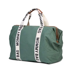 Childhome Signature Collection|Mommy Bag ®-Mommy Bag ® Sac A Langer - Signature - Toile - Vert
