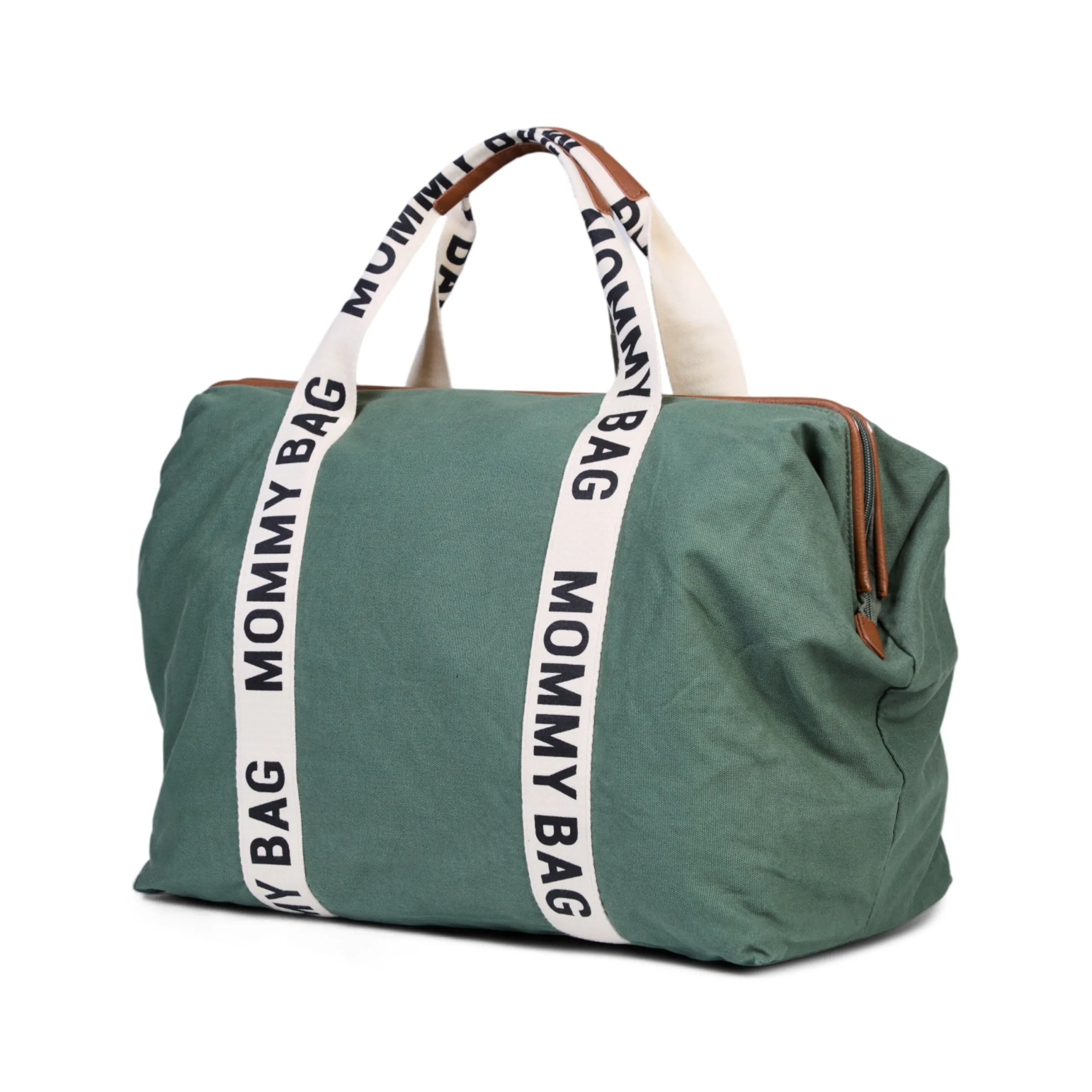 Childhome Signature Collection|Mommy Bag ®-Mommy Bag ® Sac A Langer - Signature - Toile - Vert