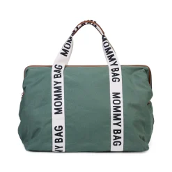 Childhome Signature Collection|Mommy Bag ®-Mommy Bag ® Sac A Langer - Signature - Toile - Vert