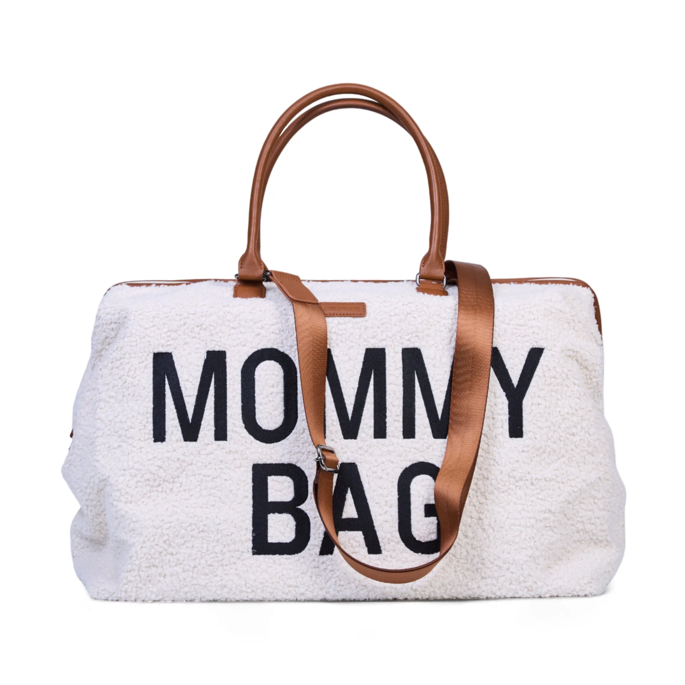 Childhome Mommy Bag ®|Mommy Bag ®-Mommy Bag ® Sac A Langer - Teddy Ecru