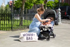 Childhome Mommy Bag ®|Mommy Bag ®-Mommy Bag ® Sac A Langer - Teddy Ecru