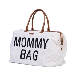 Childhome Mommy Bag ®|Mommy Bag ®-Mommy Bag ® Sac A Langer - Teddy Ecru