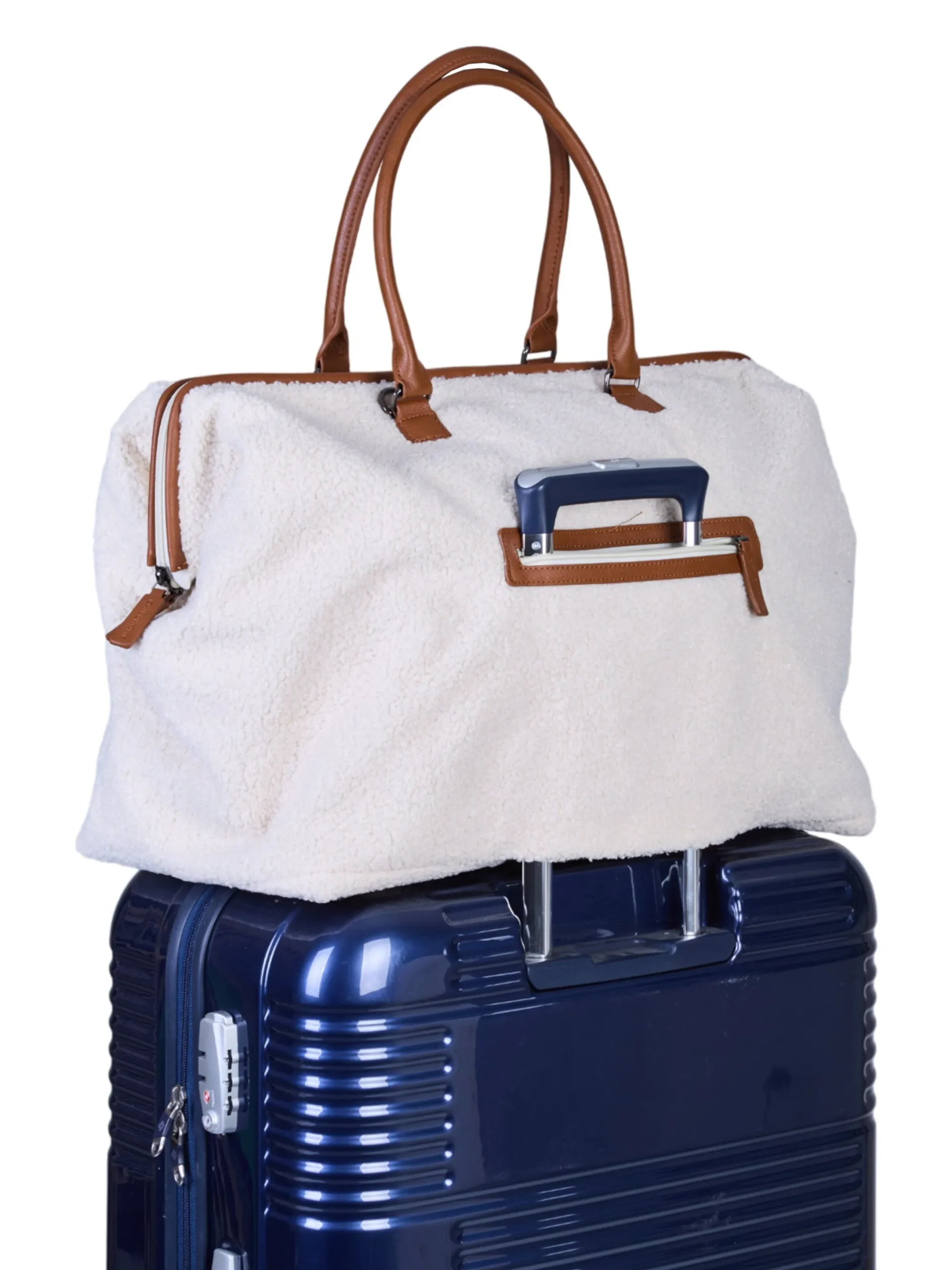 Childhome Mommy Bag ®|Mommy Bag ®-Mommy Bag ® Sac A Langer - Teddy Ecru