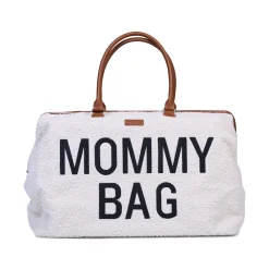 Childhome Mommy Bag ®|Mommy Bag ®-Mommy Bag ® Sac A Langer - Teddy Ecru