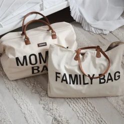 Childhome Mommy Bag ®|Mommy Bag ®-Mommy Bag ® Sac A Langer - Ecru Noir