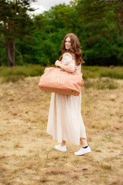 Childhome Mommy Bag ®|Mommy Bag ®-Mommy Bag ® Sac A Langer - Rose Cuivre