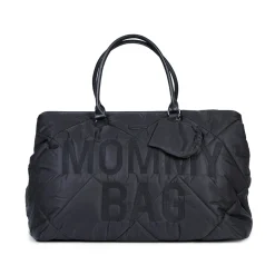 Childhome Mommy Bag ®|Mommy Bag ®-Mommy Bag ® Sac A Langer - Matelassé - Noir