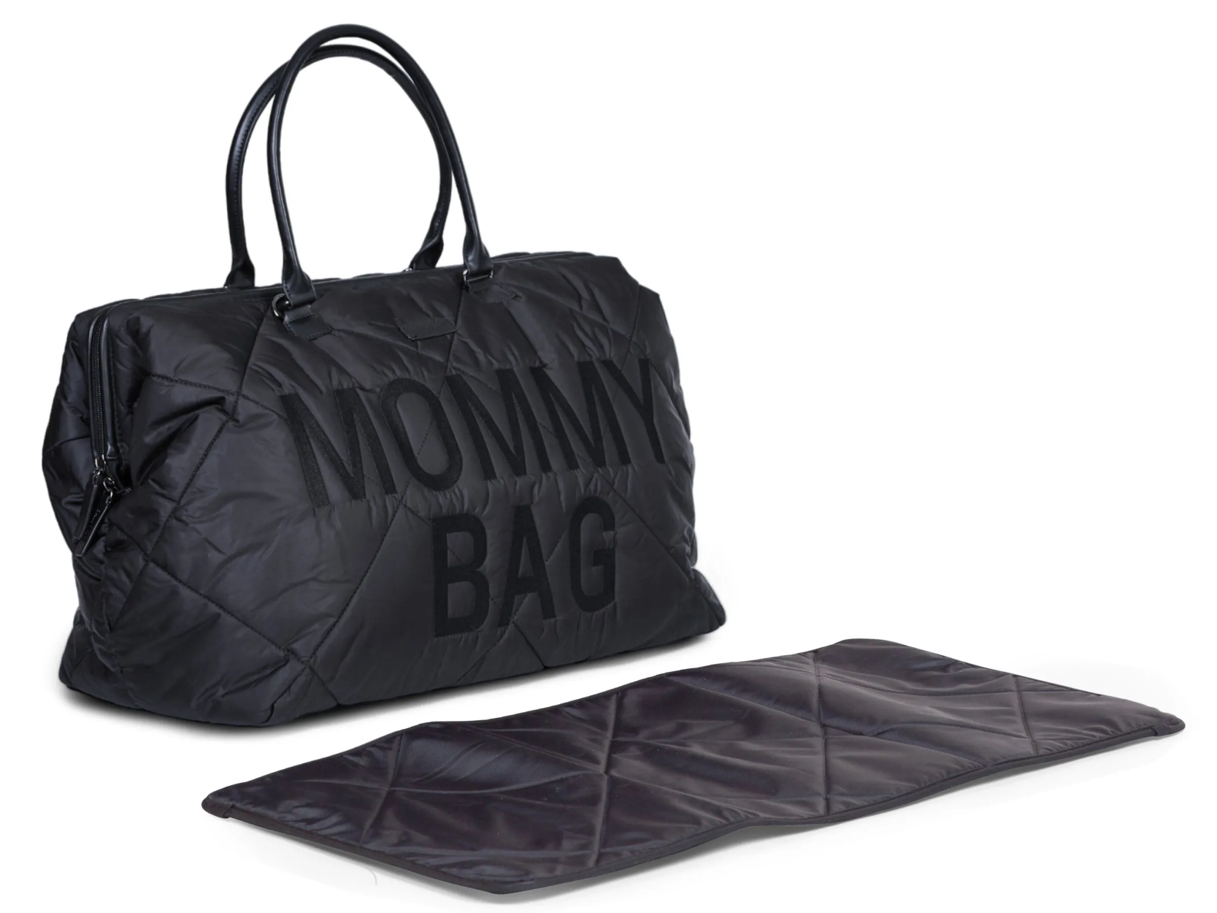 Childhome Mommy Bag ®|Mommy Bag ®-Mommy Bag ® Sac A Langer - Matelassé - Noir