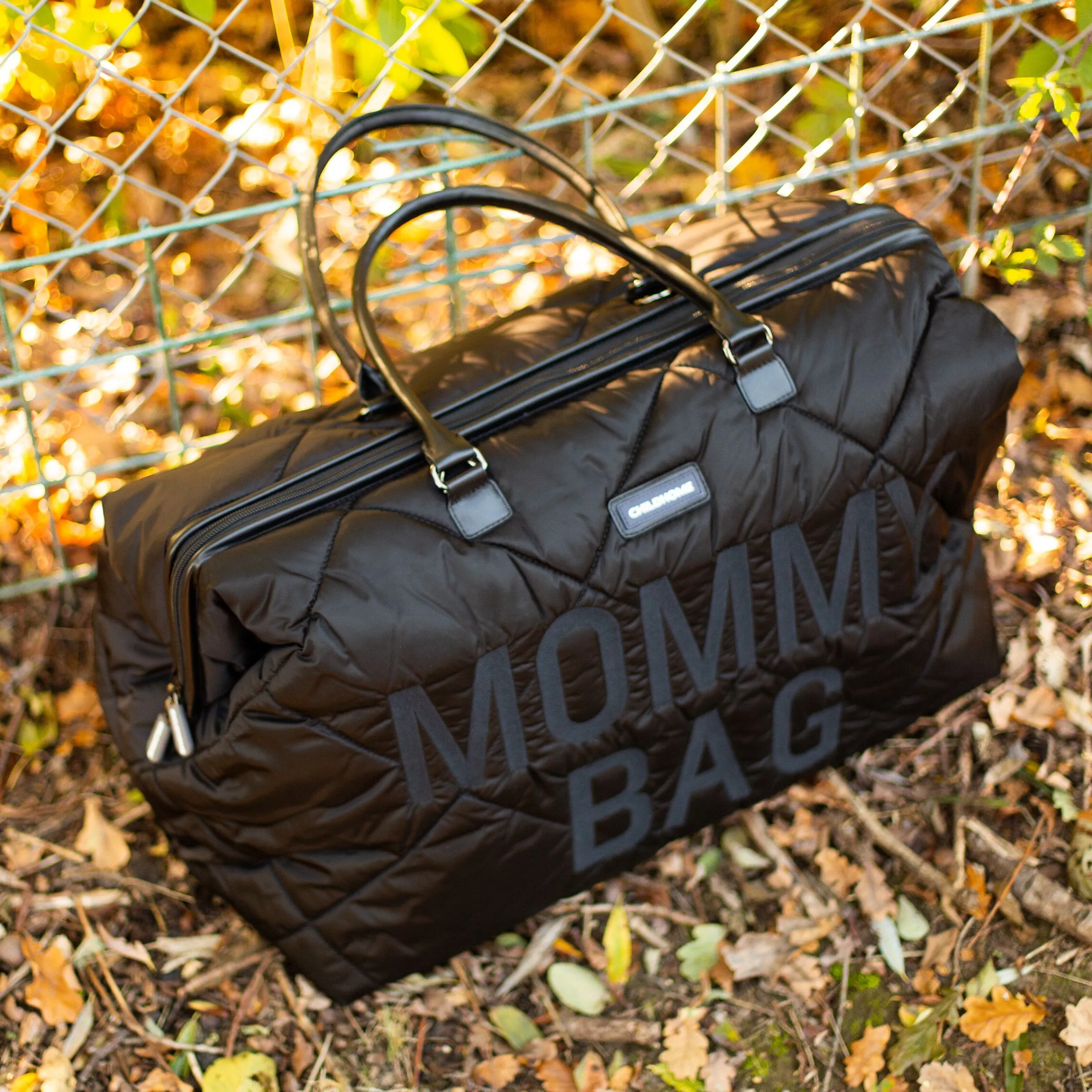 Childhome Mommy Bag ®|Mommy Bag ®-Mommy Bag ® Sac A Langer - Matelassé - Noir